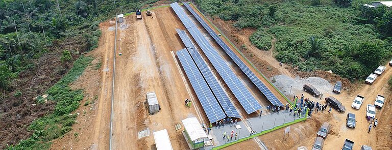 Instalación híbrida de Djoum - 150 kW