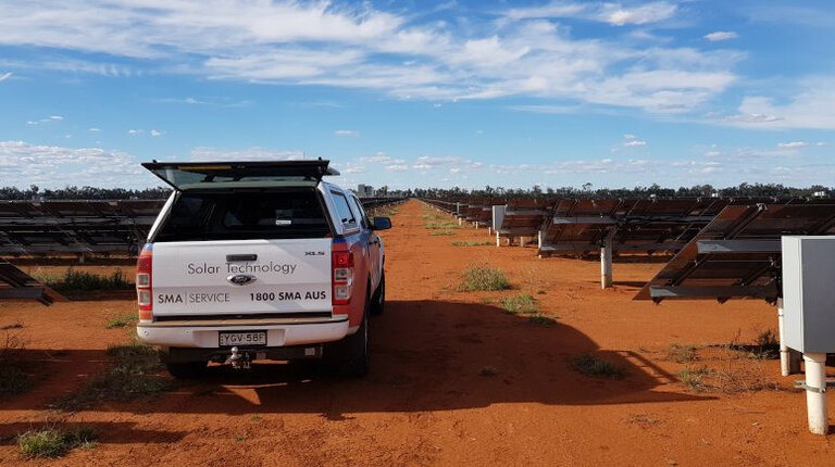 SMA vende 1,6 GW de potencia de inversores para centrales fotovoltaicas en Australia