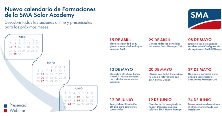 SMA Solar Academy impulsa la formación en energía solar con nuevos cursos para el segundo trimestre de 2025
